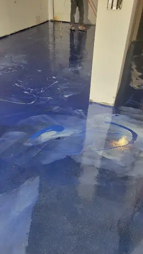 Epoxy floor installation 4